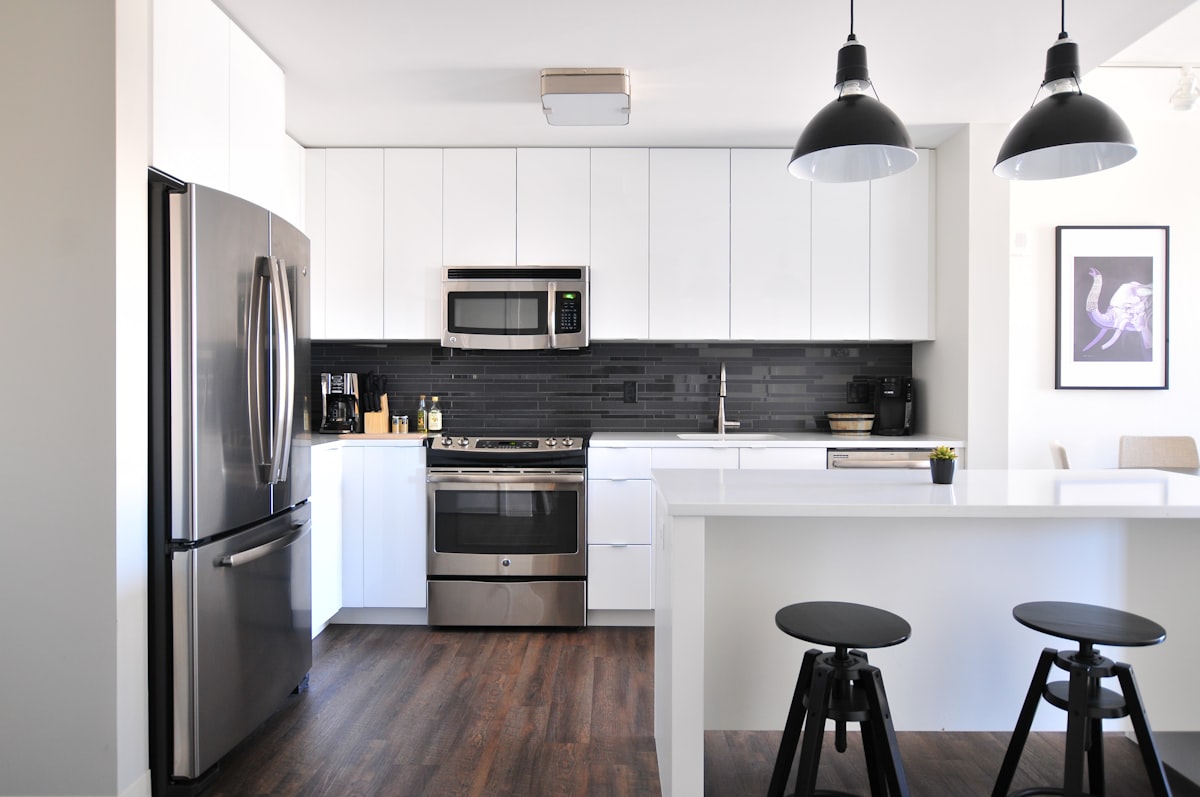 Well-maintained rental kitchen managed by Allo Group